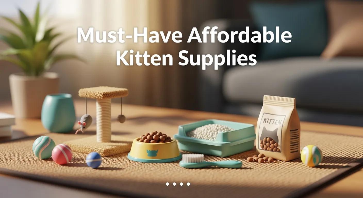 Affordable kitten supplies &mdash; essentials for new owners